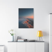 Frosted Coastal Green Minimal Golf Wall Art & Canvas Print