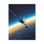 Sunset Jet Flight Path Wall Art & Canvas Prints