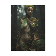 Biophilic Forest Goddess Portrait Wall Art & Canvas Print