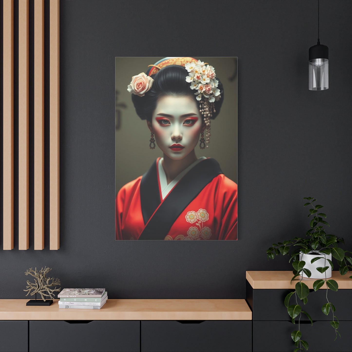 Geisha Art Refined Canvas Wall Art & Canvas Print
