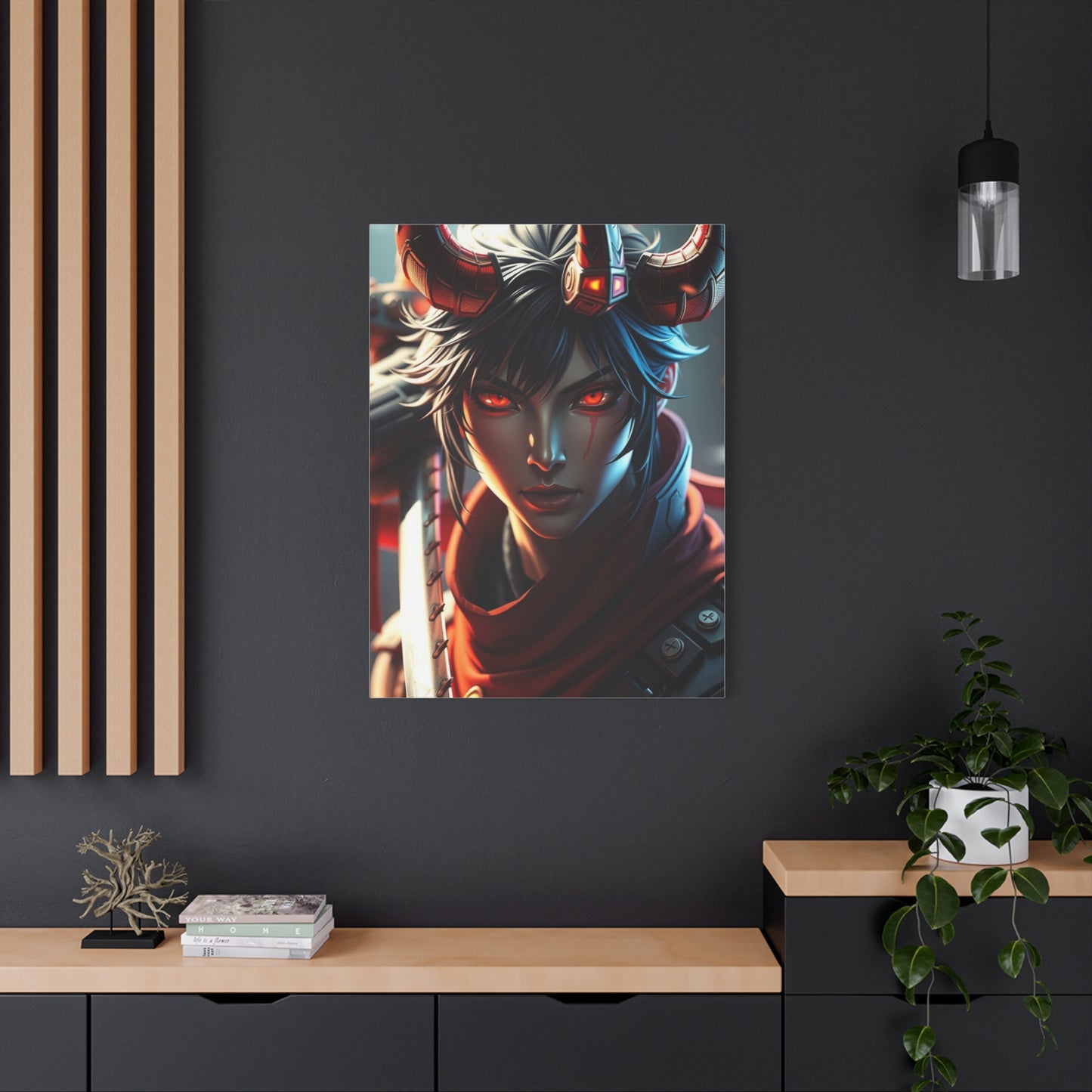 Demon Slayer Characters Art Luxury Canvas Wall Art & Canvas Print