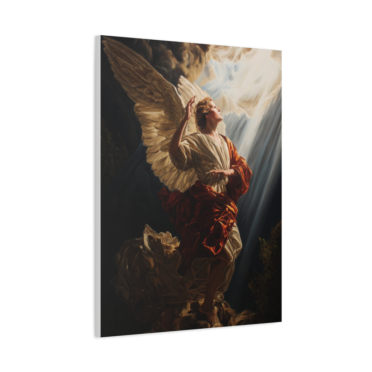 Michelangelo-inspired Angel Wall Art & Canvas Print