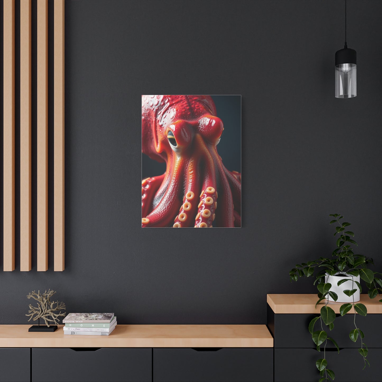 Cephalopod Elegance Canvas
