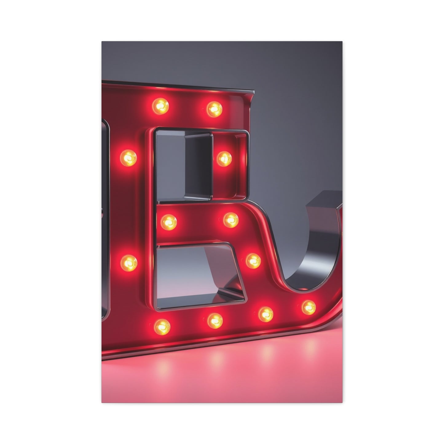 A Alphabet & Letter Art Premium Gallery Wall Art & Canvas Print