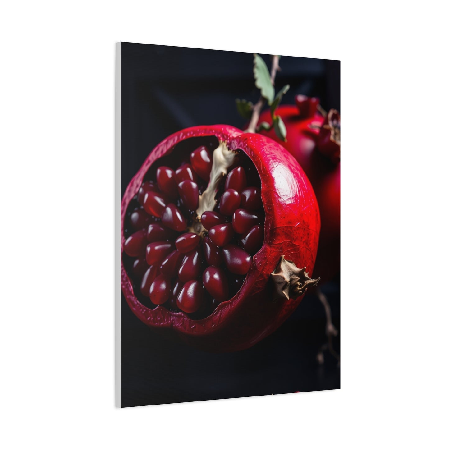 Crimson Obsidian Canvas