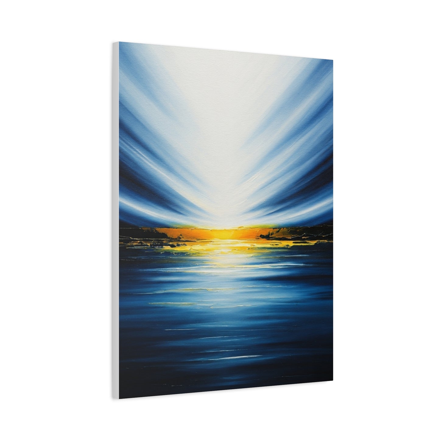 Radiant Horizon Abstract Seascape Wall Art & Canvas Prints