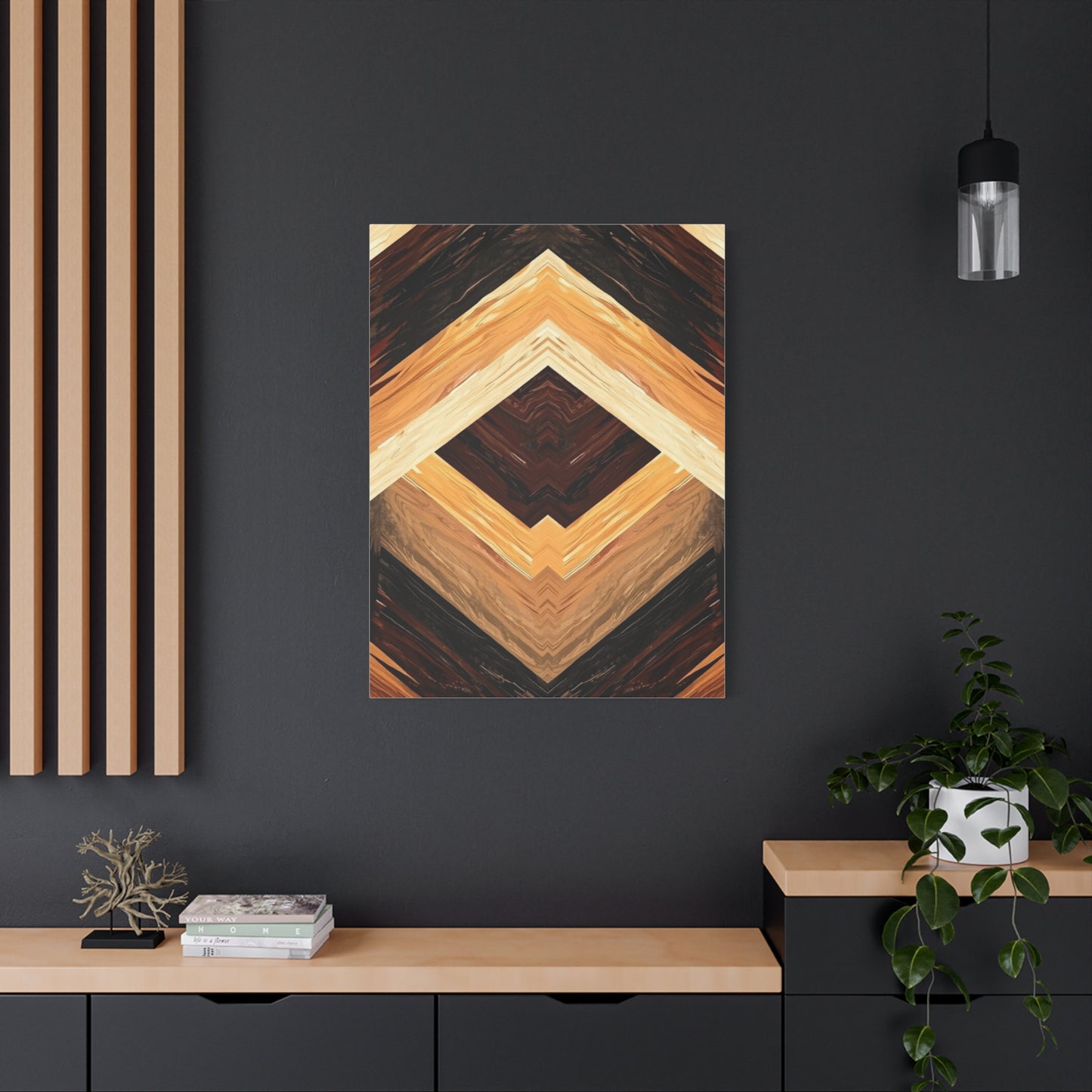 Chevron Pattern Art Supreme Gallery Wall Art & Canvas Print