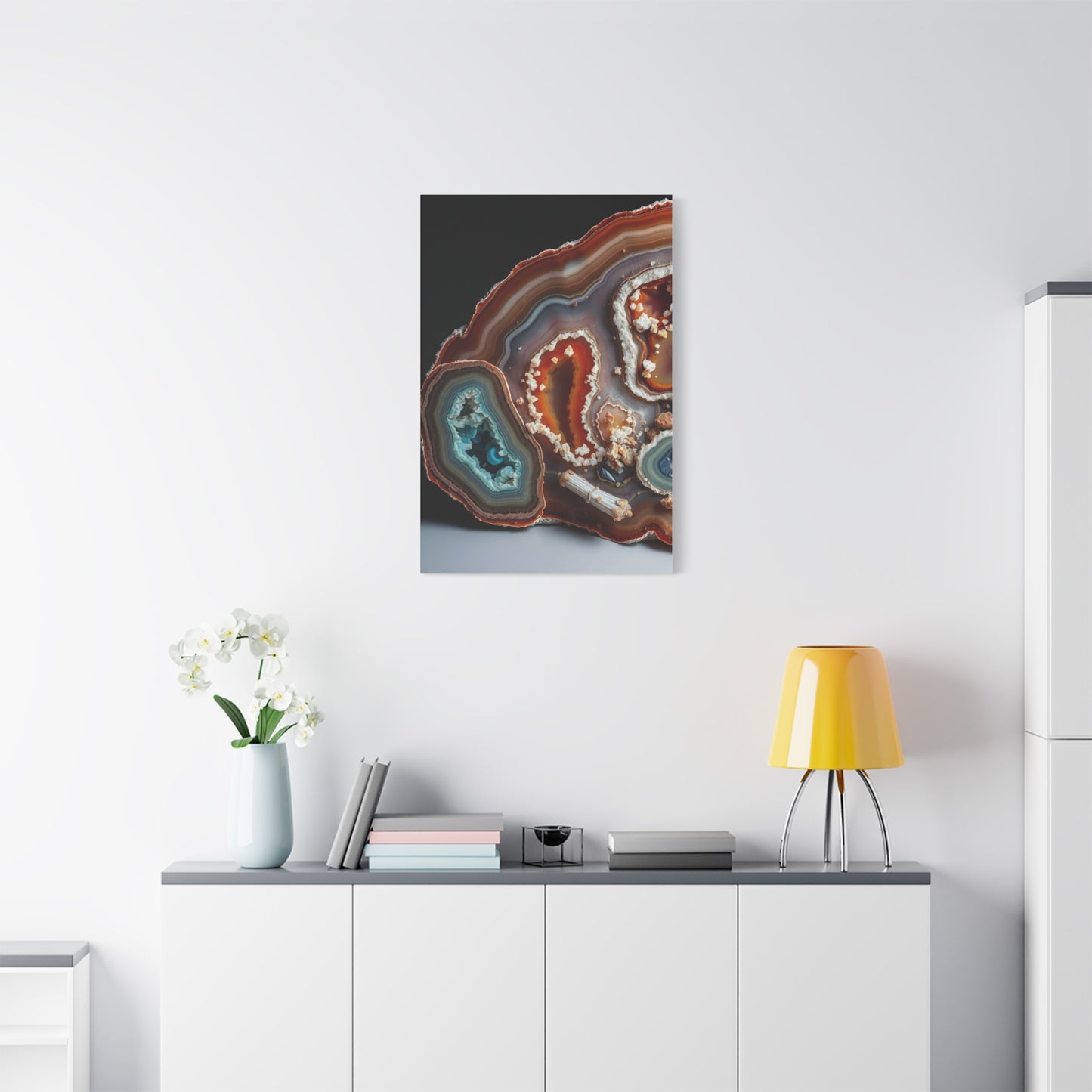 Agates, Geodes & Minerals Art Refined Canvas Wall Art & Canvas Print