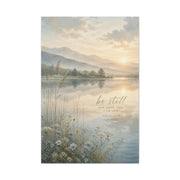 “Be Still” Sacred Lake Landscape Wall Art & Canvas Print