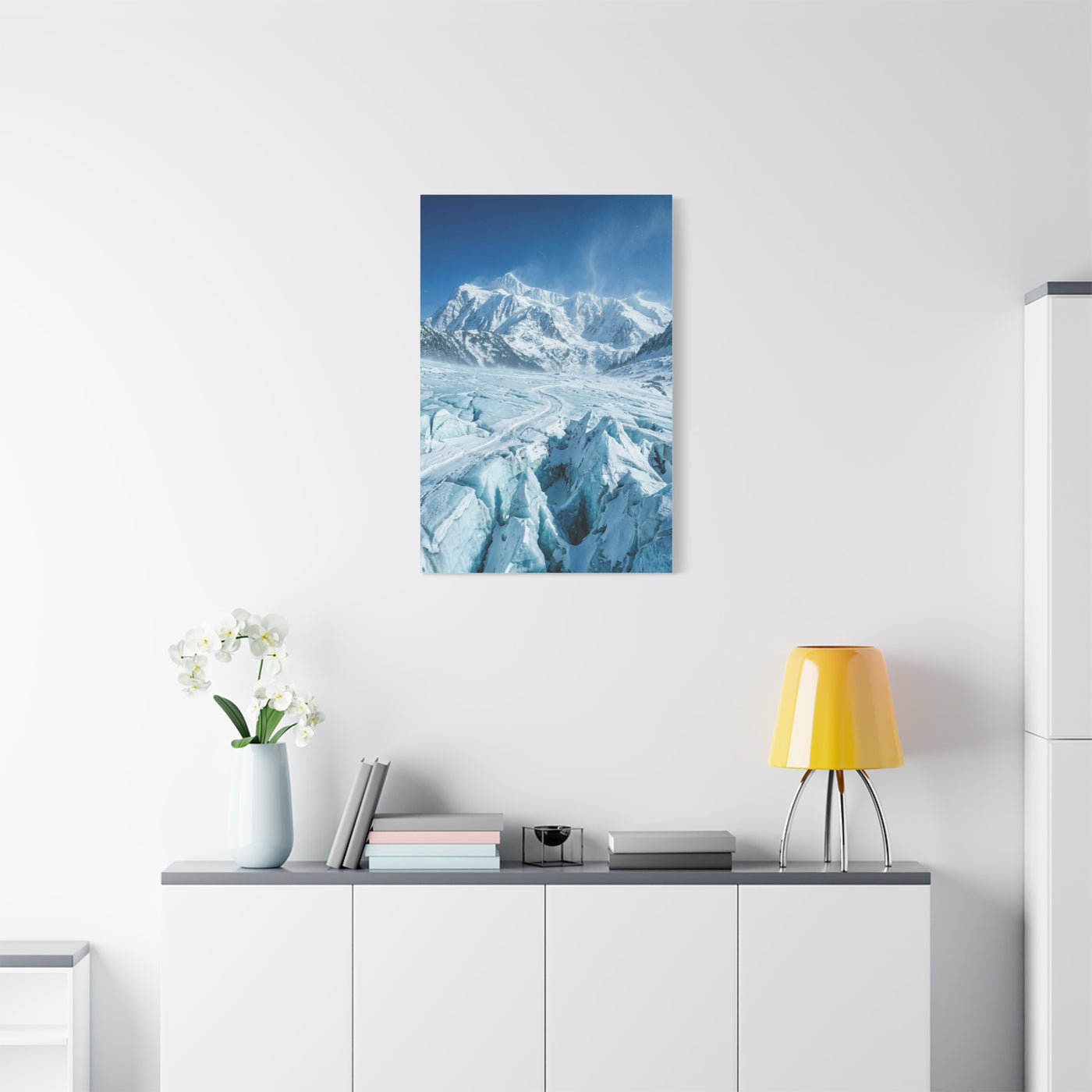 Glacial Mountain Valley Wall Art & Canvas Print