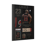 Michael Jordan Championship Memorabilia Sports Wall Art & Canvas Print