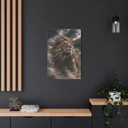 Storm King Lion Dramatic Portrait Wall Art & Canvas Print