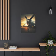 Propeller Power at Golden Hour Wall Art & Canvas Prints