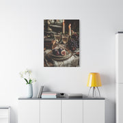 After-Dinner Wine and Fig Table Wall Art & Canvas Print