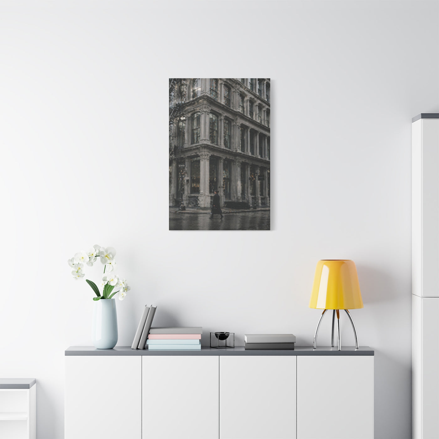 SoHo Cast Iron Corner Study Wall Art & Canvas Print