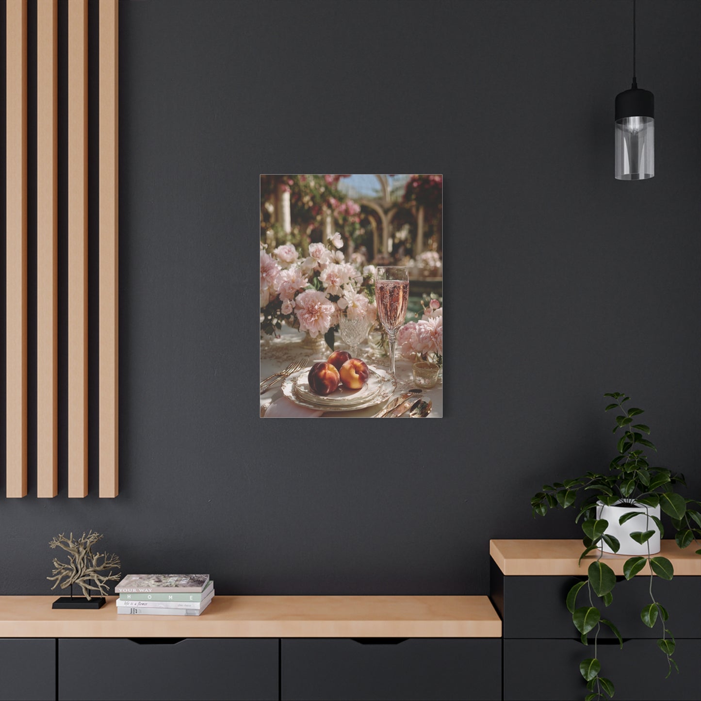 Romantic Spring Brunch Table Wall Art & Canvas Print