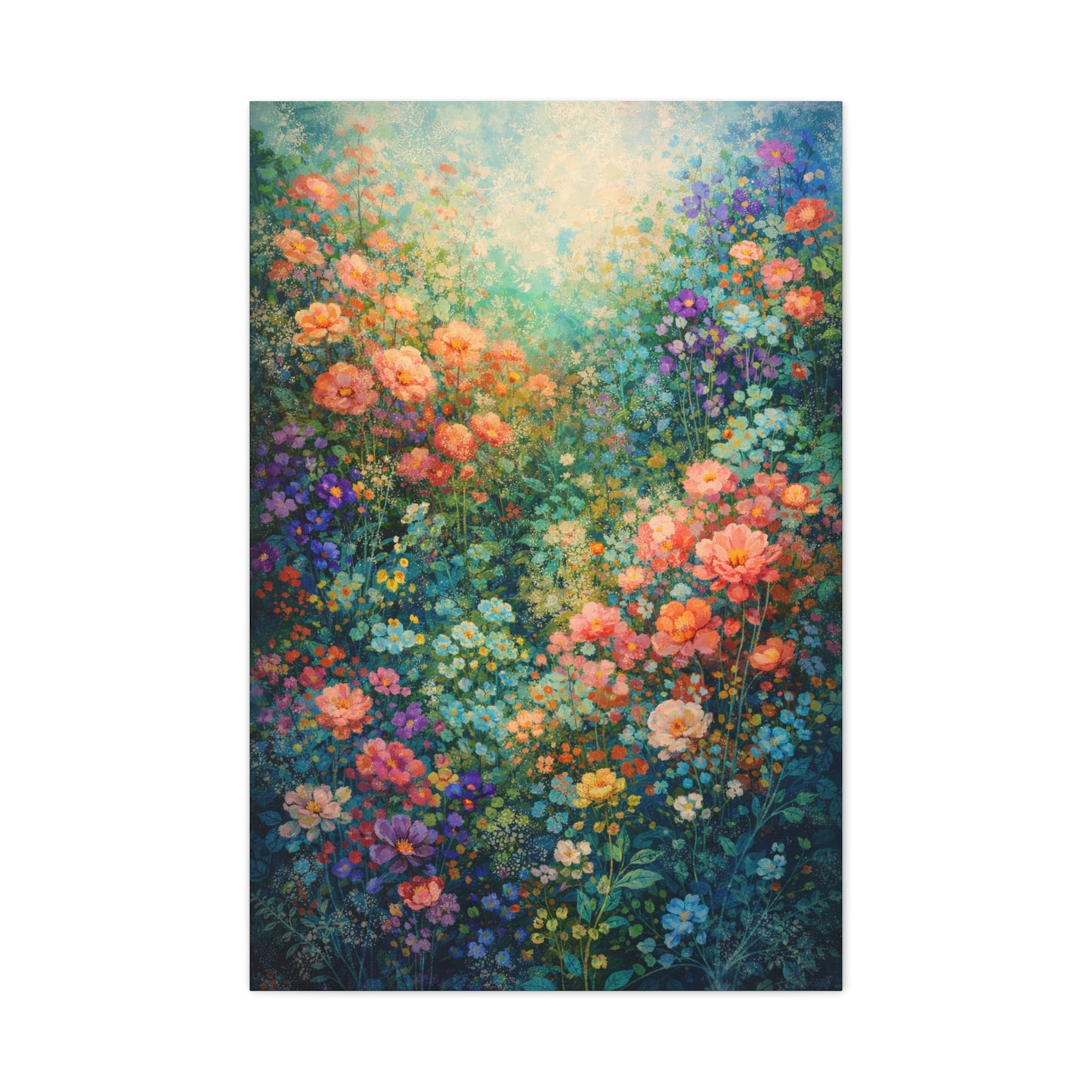 Vivid Magical Garden Floral Wall Art & Canvas Print