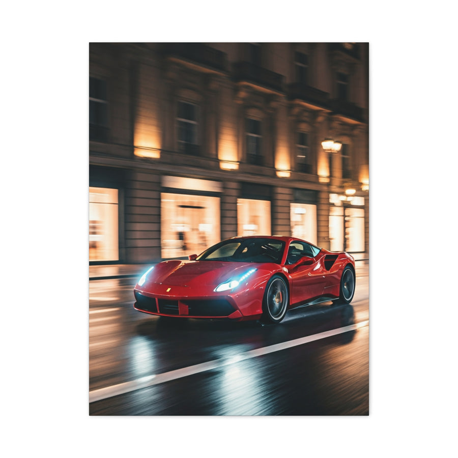 Ferrari 488 GTB City Boulevard Elegance Wall Art & Canvas Prints