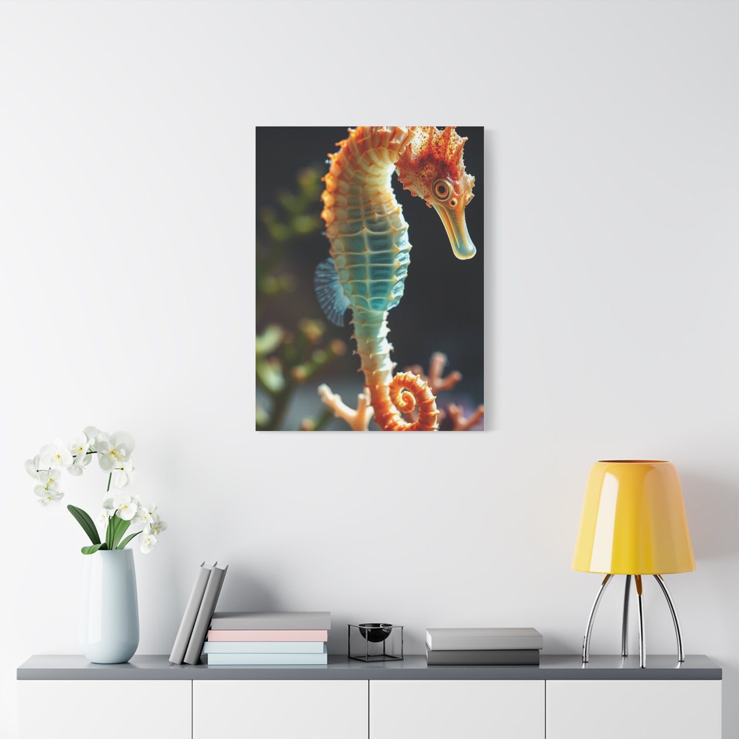 Vision Seahorse Art Art Wall Art & Canvas Print