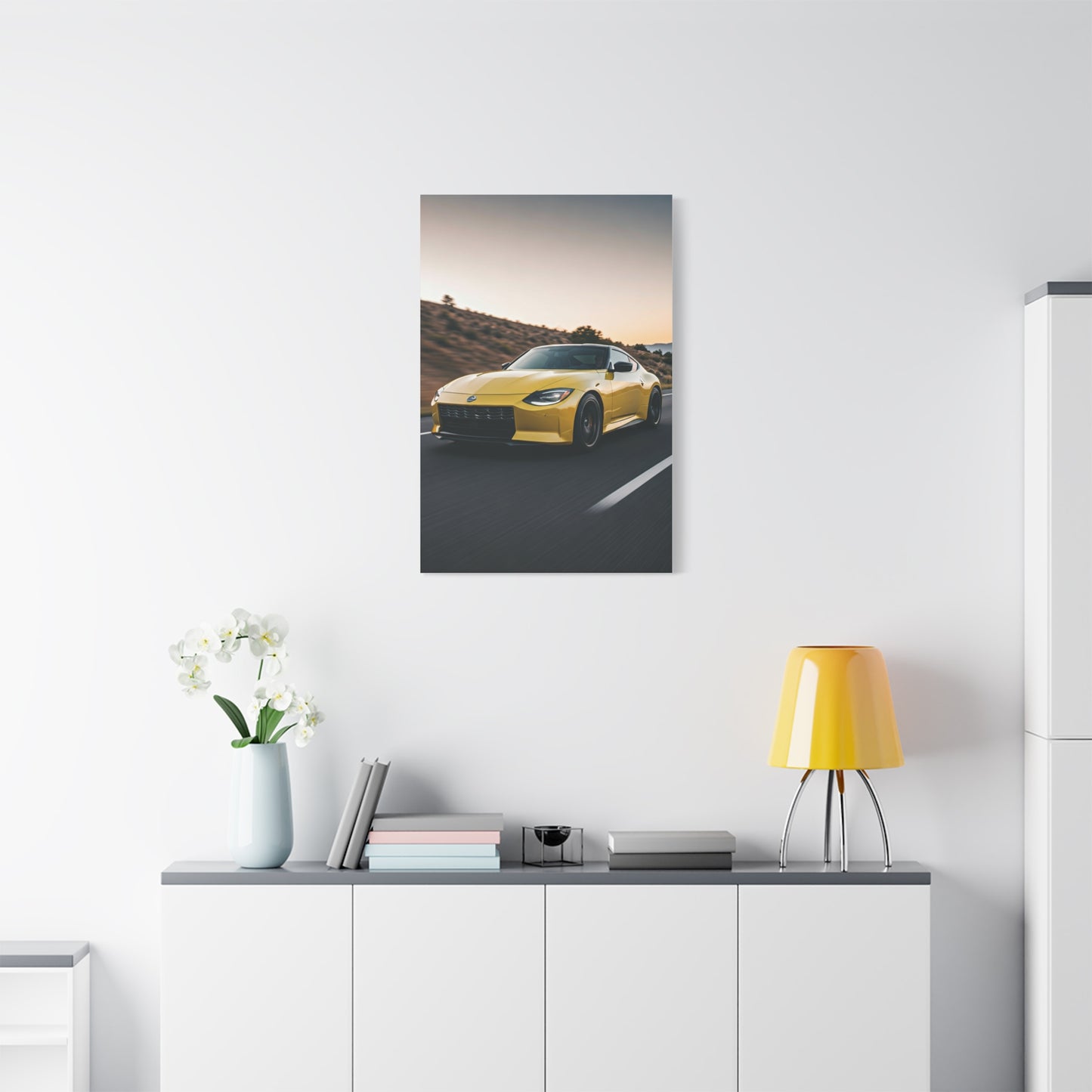 Nissan Z Scenic Countryside Drive Wall Art & Canvas Prints