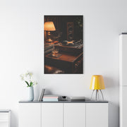 Vinyl Collector Studio Scene Wall Art & Canvas Print