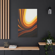 Golden Curve Motion Abstract Wall Art & Canvas Prints
