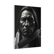 Weathered Resolve Black & White Portrait Wall Art & Canvas Prints