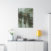 Parisian Rainy Street Elegance Wall Art & Canvas Print