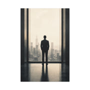 Leadership Vision Window Silhouette Wall Art & Canvas Print