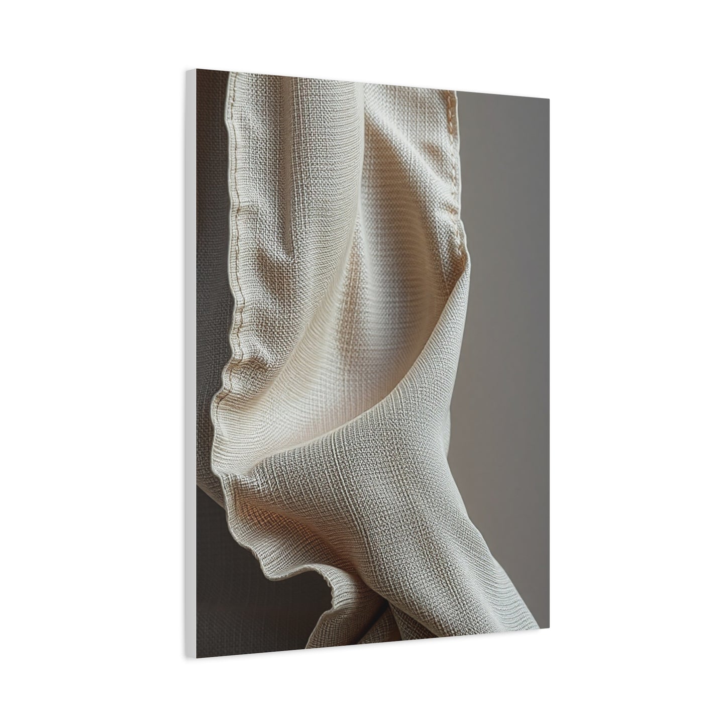 Taupe, Linen, and Gray Art Supreme Canvas Wall Art & Canvas Print