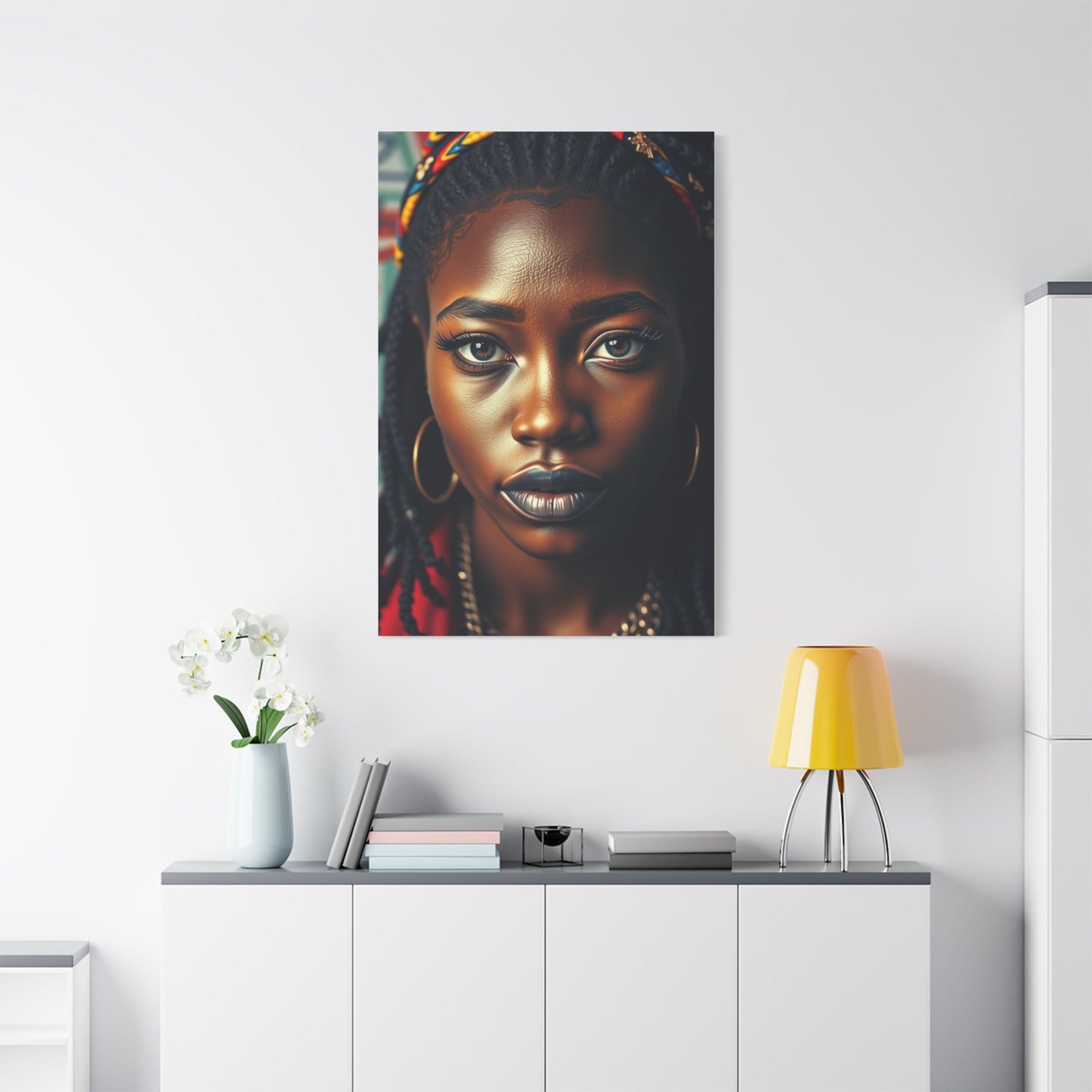 Dame Basquiats Visionary Canvas Wall Art & Canvas Print