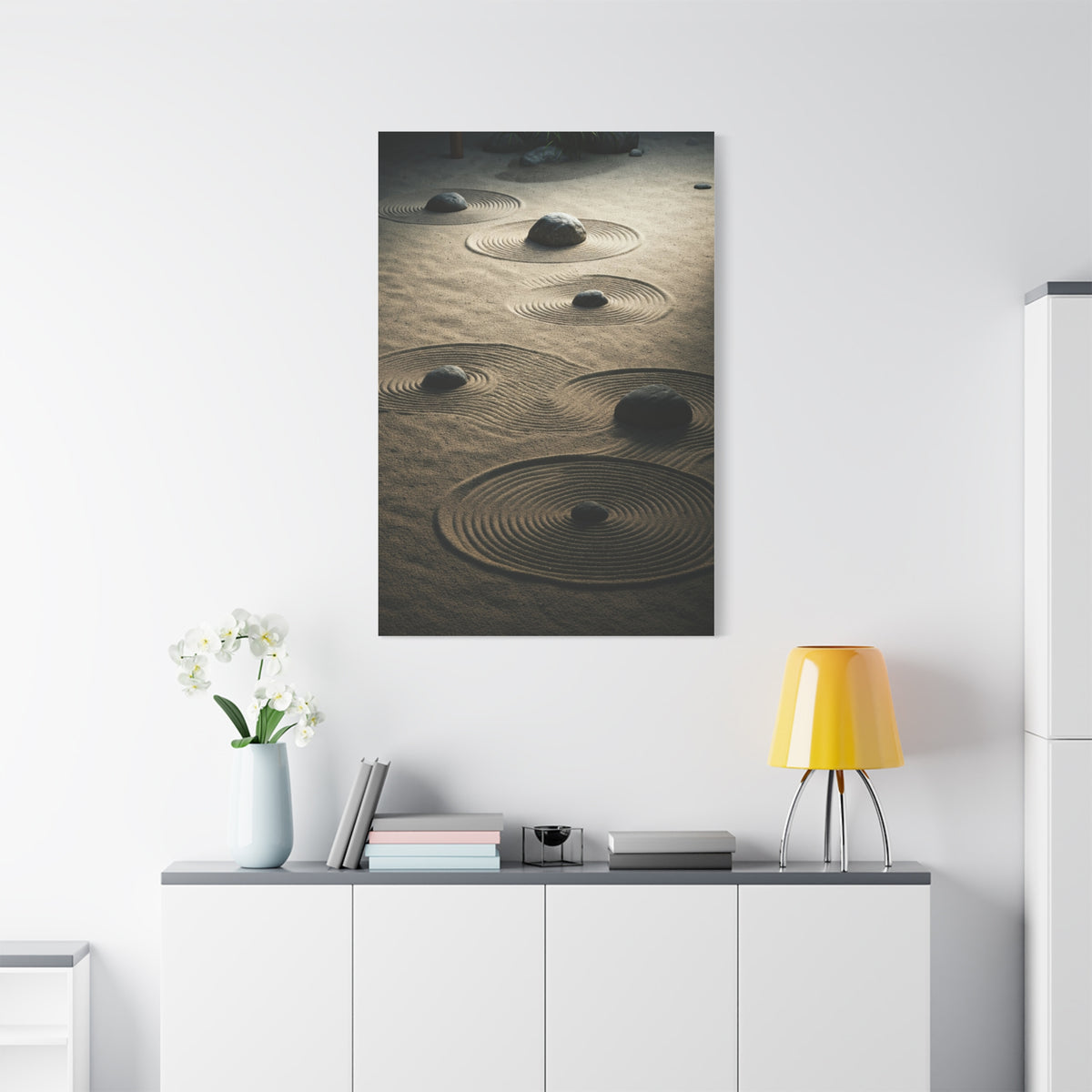 Zen Stone Ripples Wall Art & Canvas Prints