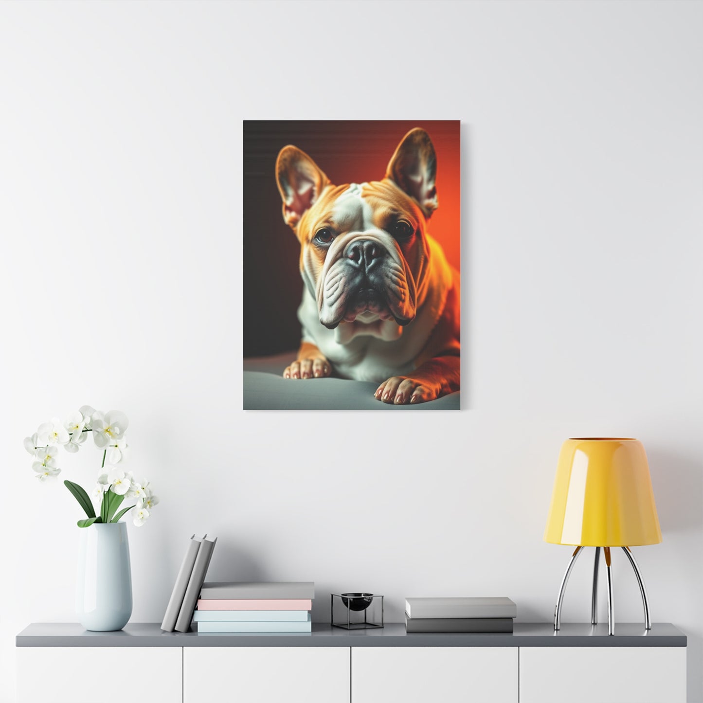 Supreme Bulldog Art Beautiful Collection Wall Art & Canvas Print