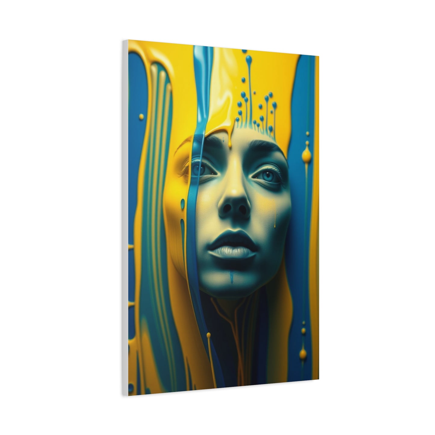 Collection Blue & Yellow Art Art Wall Art & Canvas Print