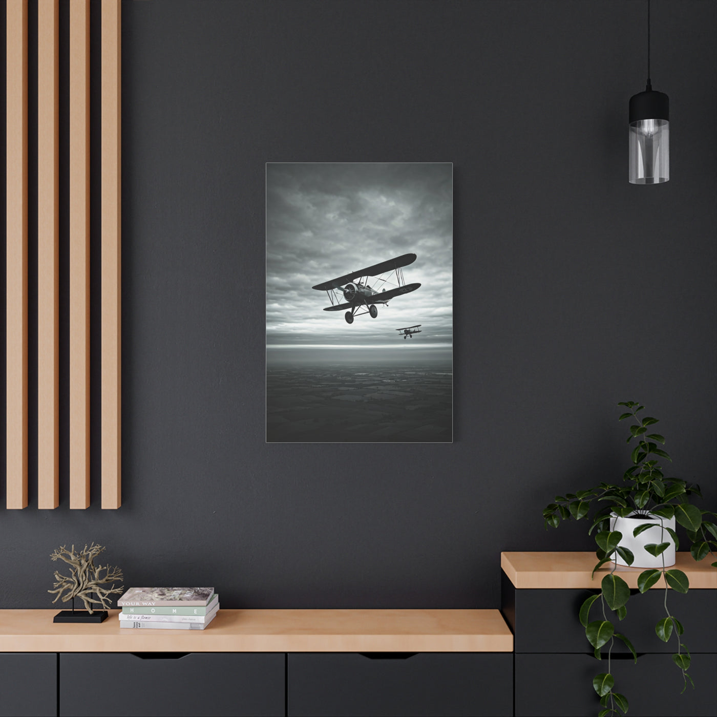 Vintage Squadron Over Open Seas Wall Art & Canvas Prints