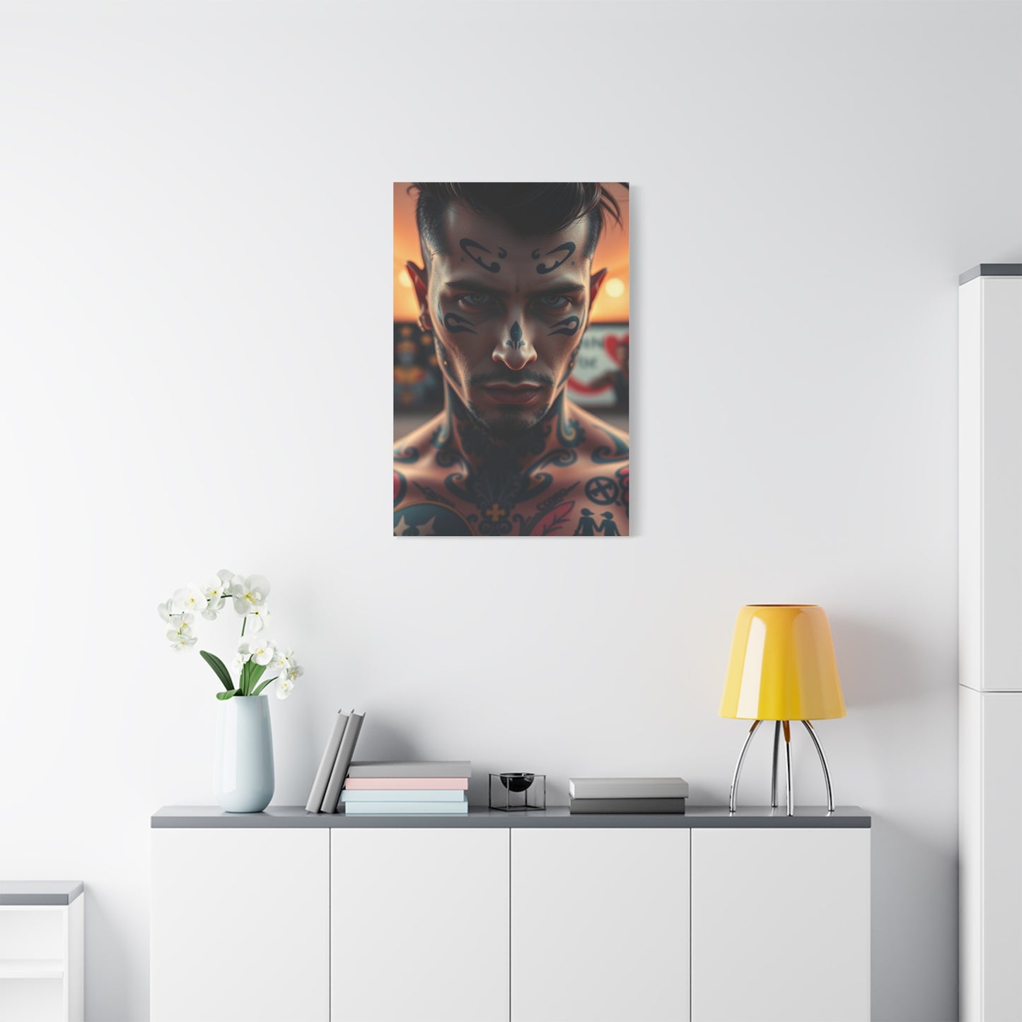 Supreme Tattoo Parlor Art Beautiful Collection Wall Art & Canvas Print