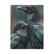 Raven and Crow Portrait – Shadow Companions Wall Art & Canvas Print