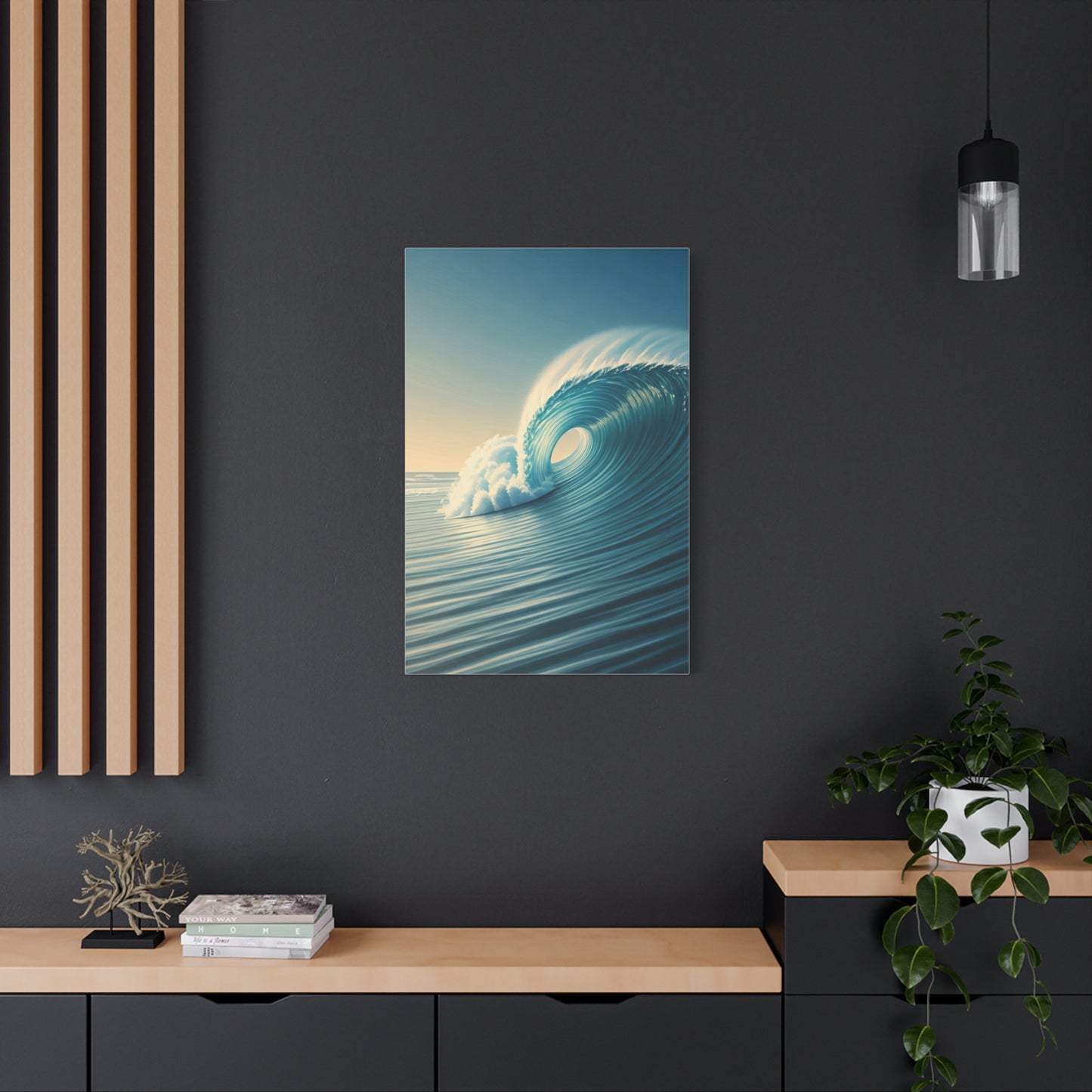 Ocean Wave Tunnel Motion Wall Art & Canvas Prints
