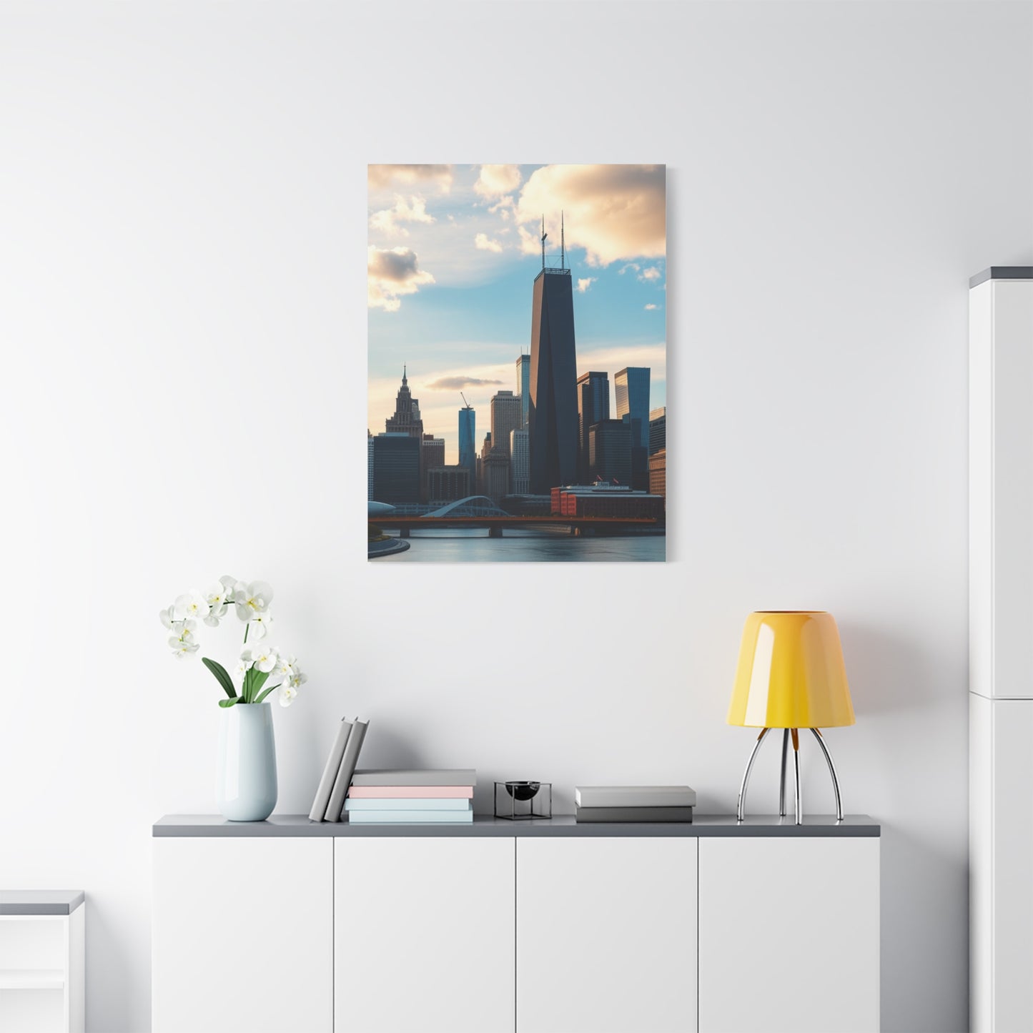 Chicago Skylines Art Luxury Canvas Wall Art & Canvas Print