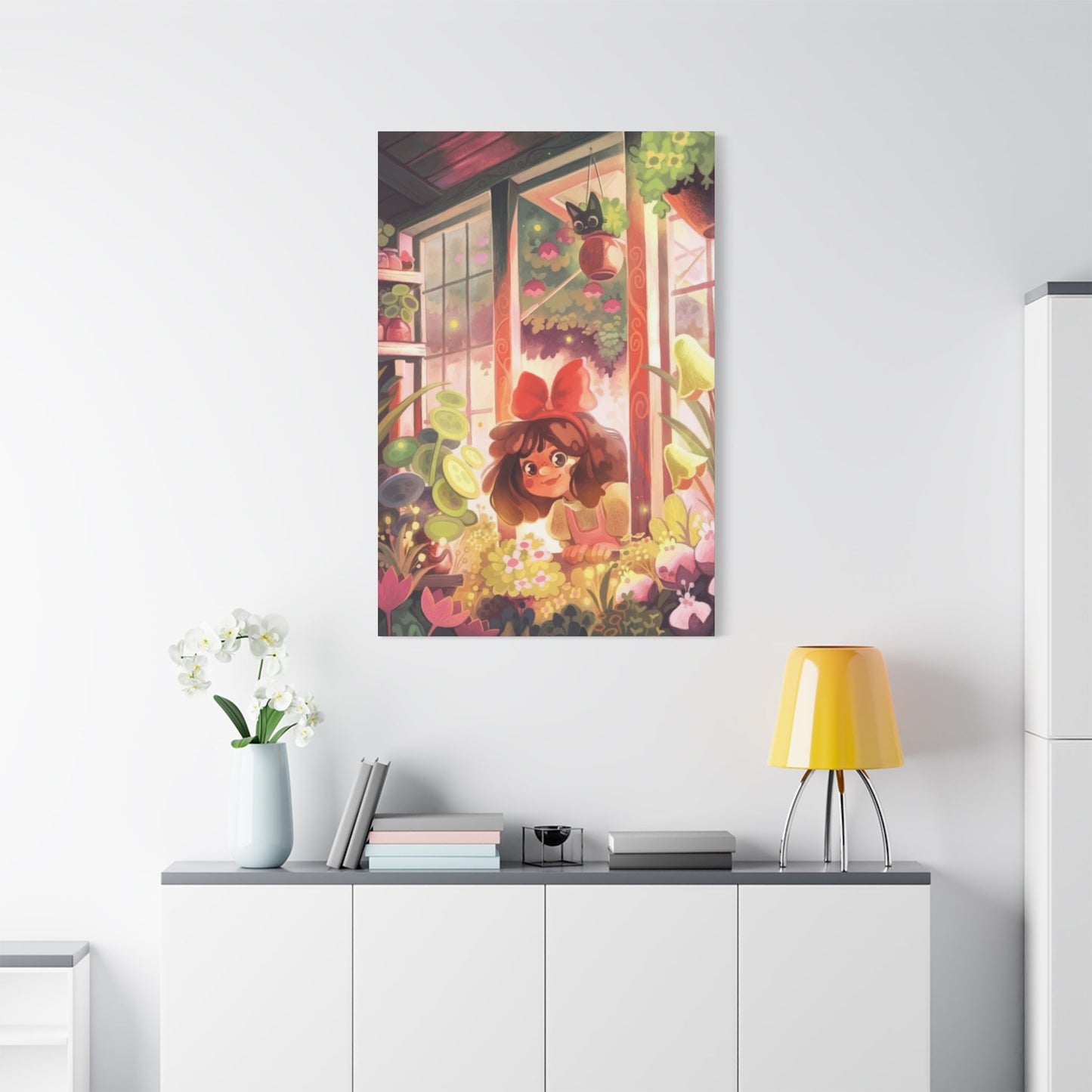 Window Girl Wall Art & Canvas Prints