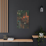 Italian Alley Evening Glow Wall Art & Canvas Print