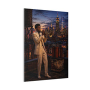 Rooftop Jazz Manhattan Twilight Wall Art & Canvas Print