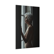 Mature Window Light Nude Study Wall Art & Canvas Print