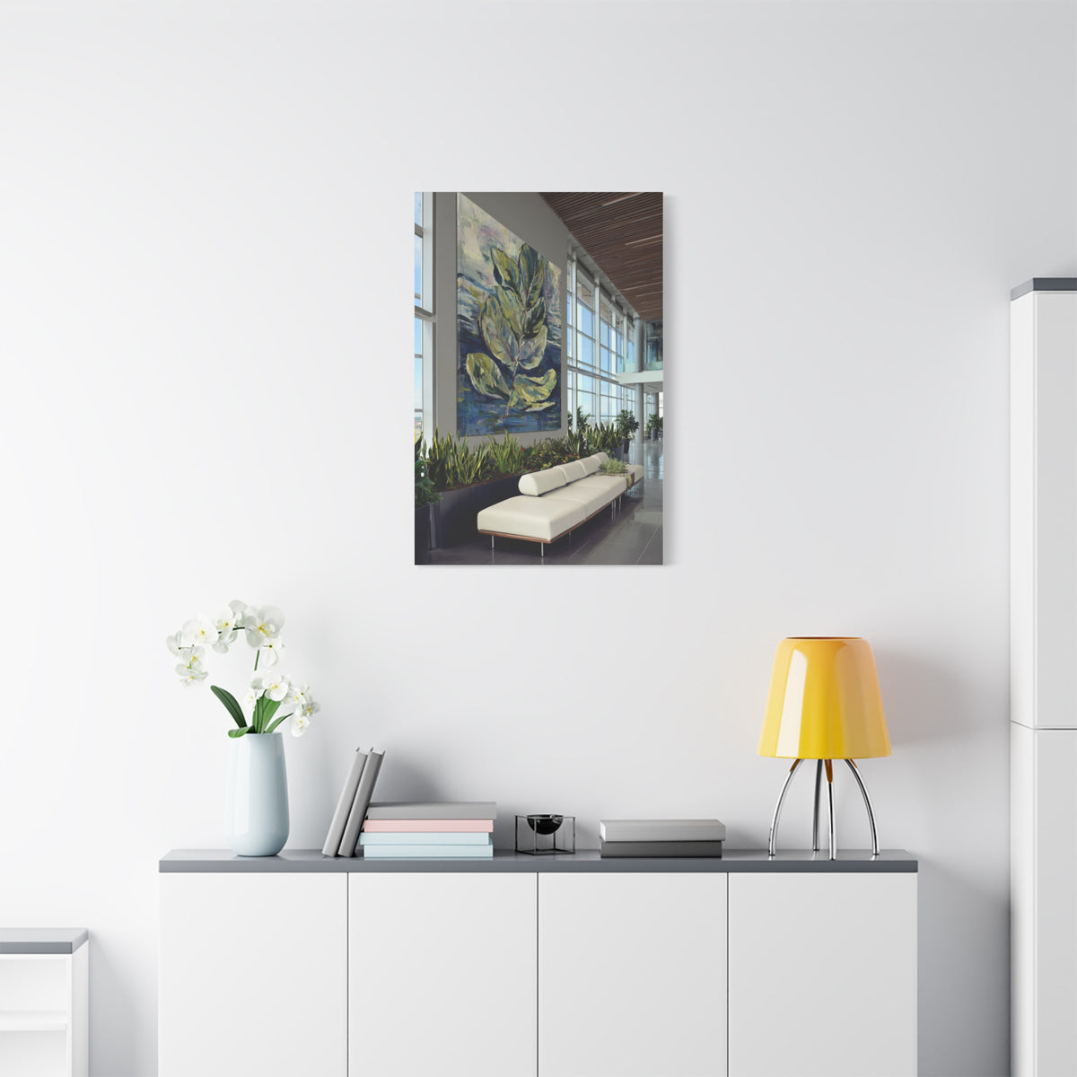 Botanical Biophilic Corporate Reception Wall Art & Canvas Print