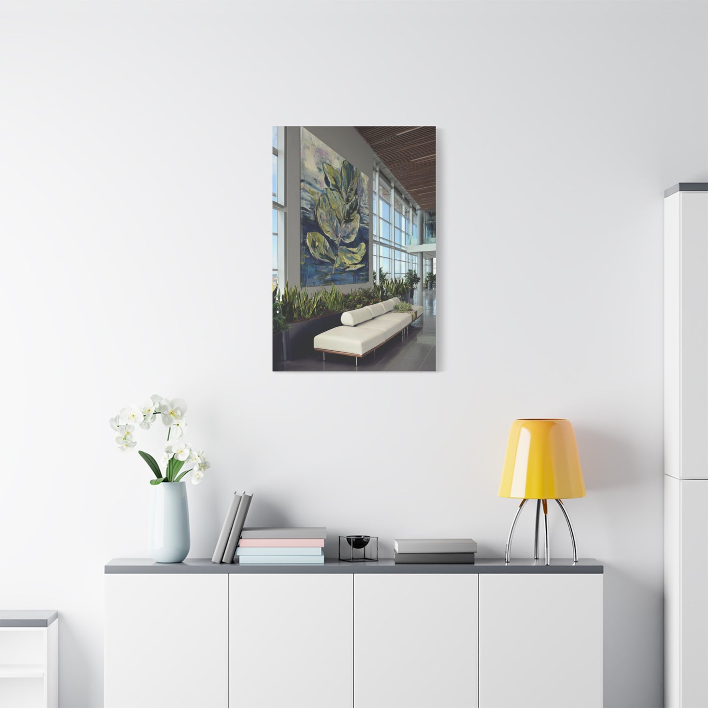 Botanical Biophilic Corporate Reception Wall Art & Canvas Print