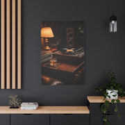 Vinyl Collector Studio Scene Wall Art & Canvas Print