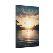 Sunrise Reflection Over Tranquil Waters Wall Art & Canvas Prints