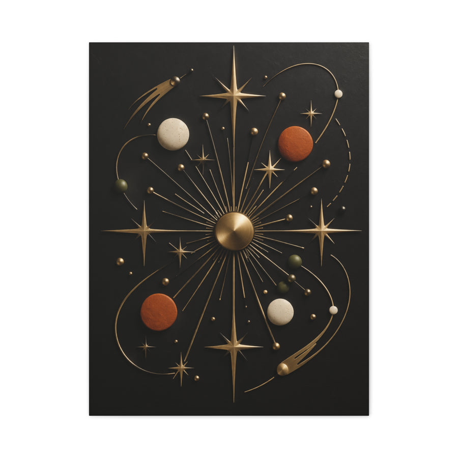 Atomic Starburst Constellation Wall Art & Canvas Print