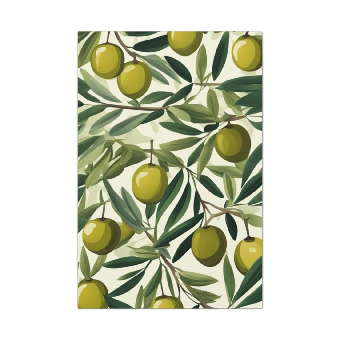 Olive Green Fruits Wall Art & Canvas Prints