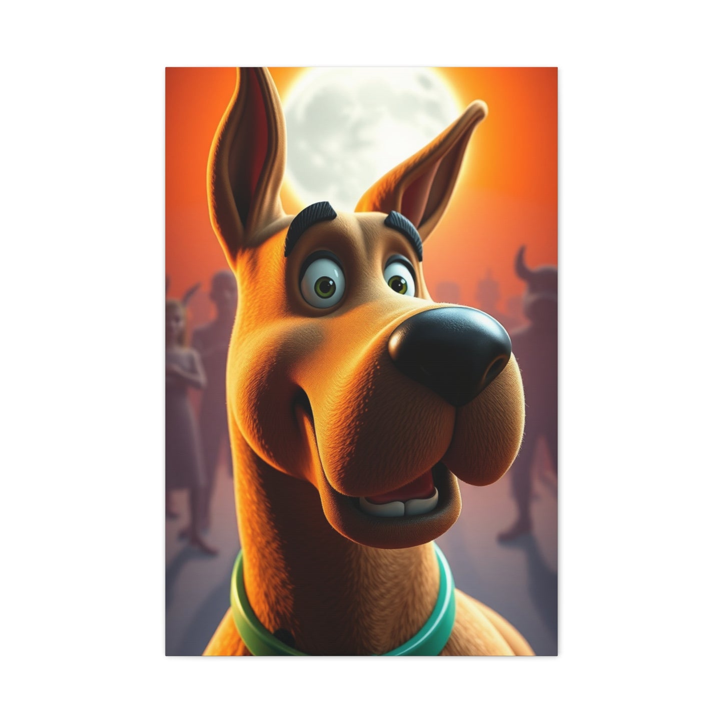 Scooby-Doo (TV Series) Characters Art Supreme Canvas Wall Art & Canvas Print